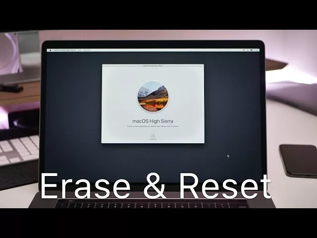 How do I reset my MacBook to factory settings?
